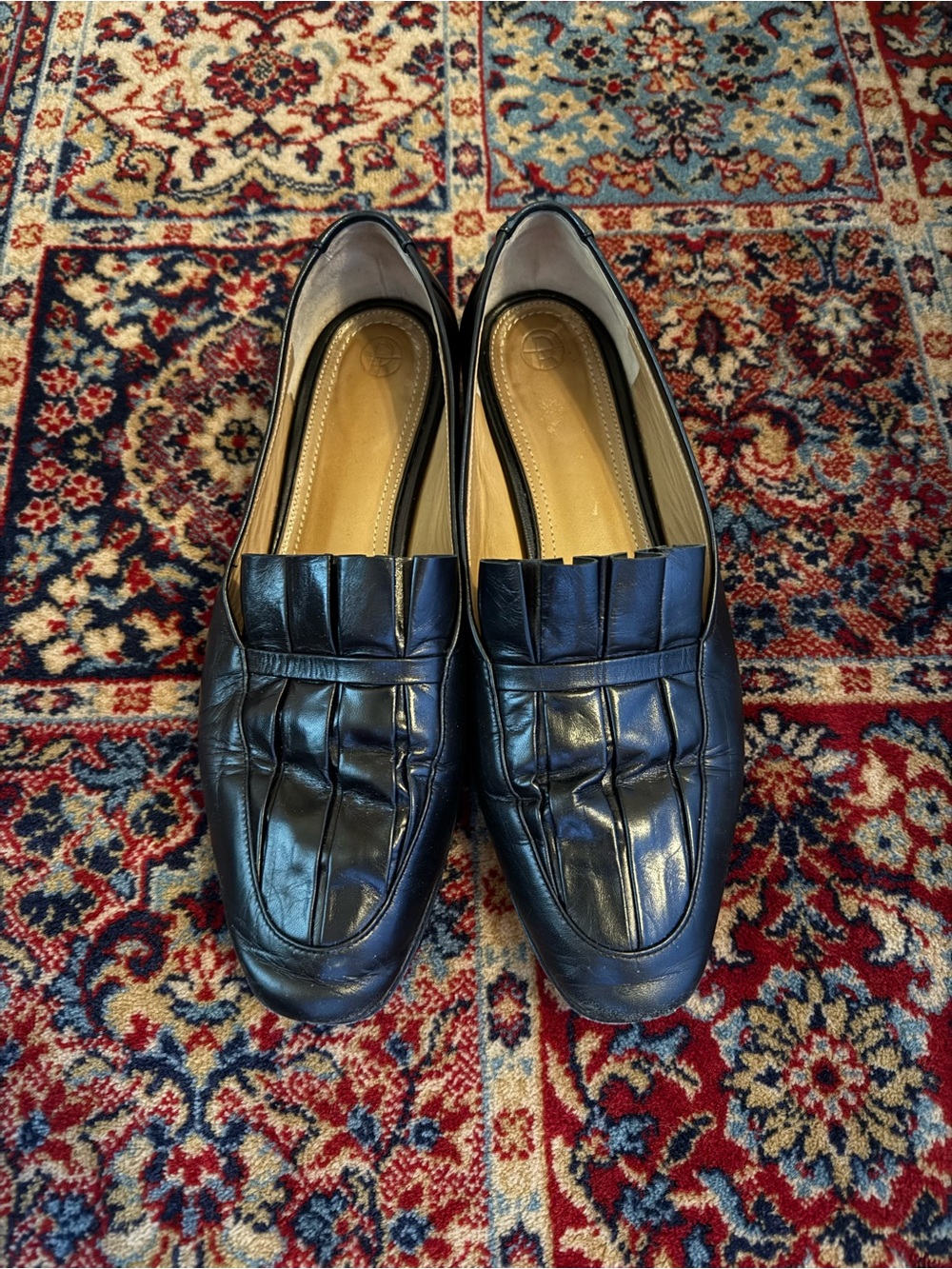 The Row Adam Pleated Loafer
